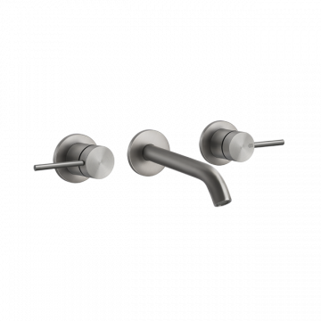 Gessi 316 Flessa 54092+45089 Rubinetto Lavabo 3 Fori + Parte Da Incasso