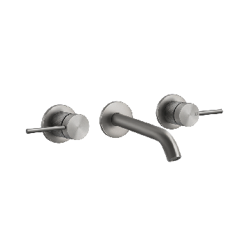 Gessi 316 Intreccio 54192+45089 Miscelatore Lavabo 3 Fori + Parte Da Incasso
