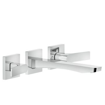 Gessi Rilievo 59090+45089 Miscelatore Lavabo Tre Fori + Parte Da Incasso