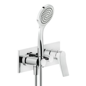 Gessi Rilievo 59140+44639 Miscelatore Doccia + Parte Da Incasso