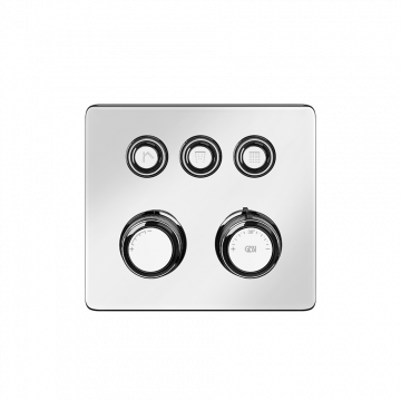 Gessi Hi-Fi 65234+63001 Miscelatore Termostatico 3 Funzioni Simultanee