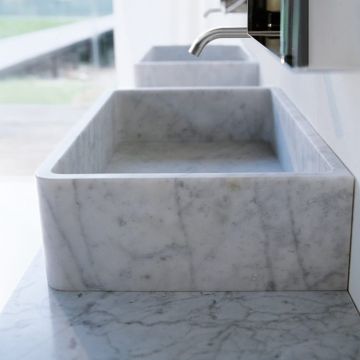 Agape Carrara ACER0730P Lavabo Da Appoggio