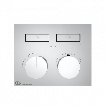 Gessi Hi-Fi Compact 63001+63004 Miscelatore termostatico + parte ad Incasso