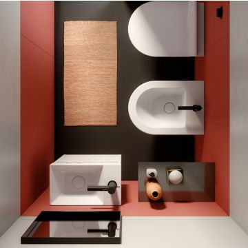 GSI Ceramica Kube X 9484011 Lavabo Da Appoggio / A Parete