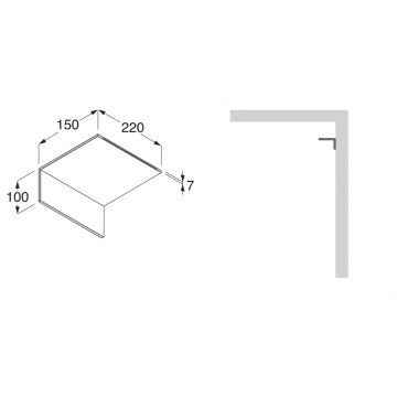Boffi-Uni-RFGZ05-Soffione-Doccia-a-Parete+RRGZ01-Parte-Incasso 