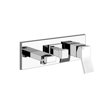 Gessi Rettangolo K 53140+44639 Miscelatore Doccia + Parte Da Incasso