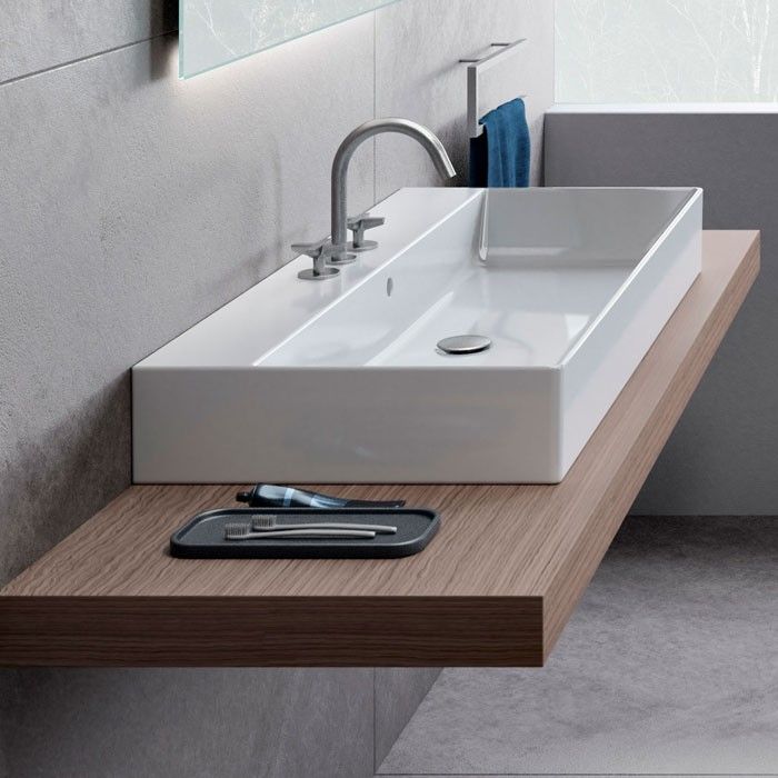 GSI Ceramica Kube X 9423111 Lavabo Da Appoggio / A Parete