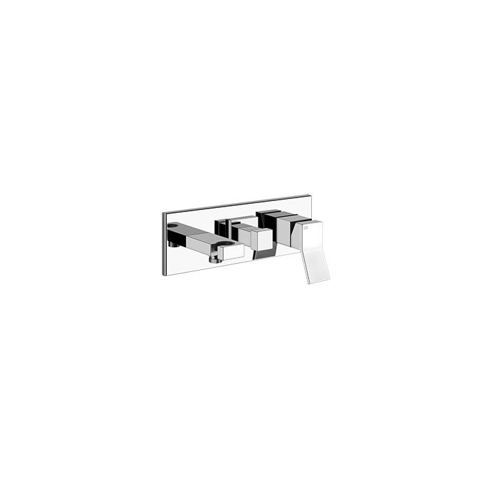 Gessi Rettangolo K 53140+44639 Miscelatore Doccia + Parte Da Incasso