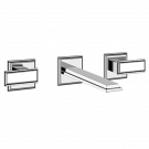 Gessi Eleganza 46090+45089 Rubinetto Lavabo/Vasca 3 Fori